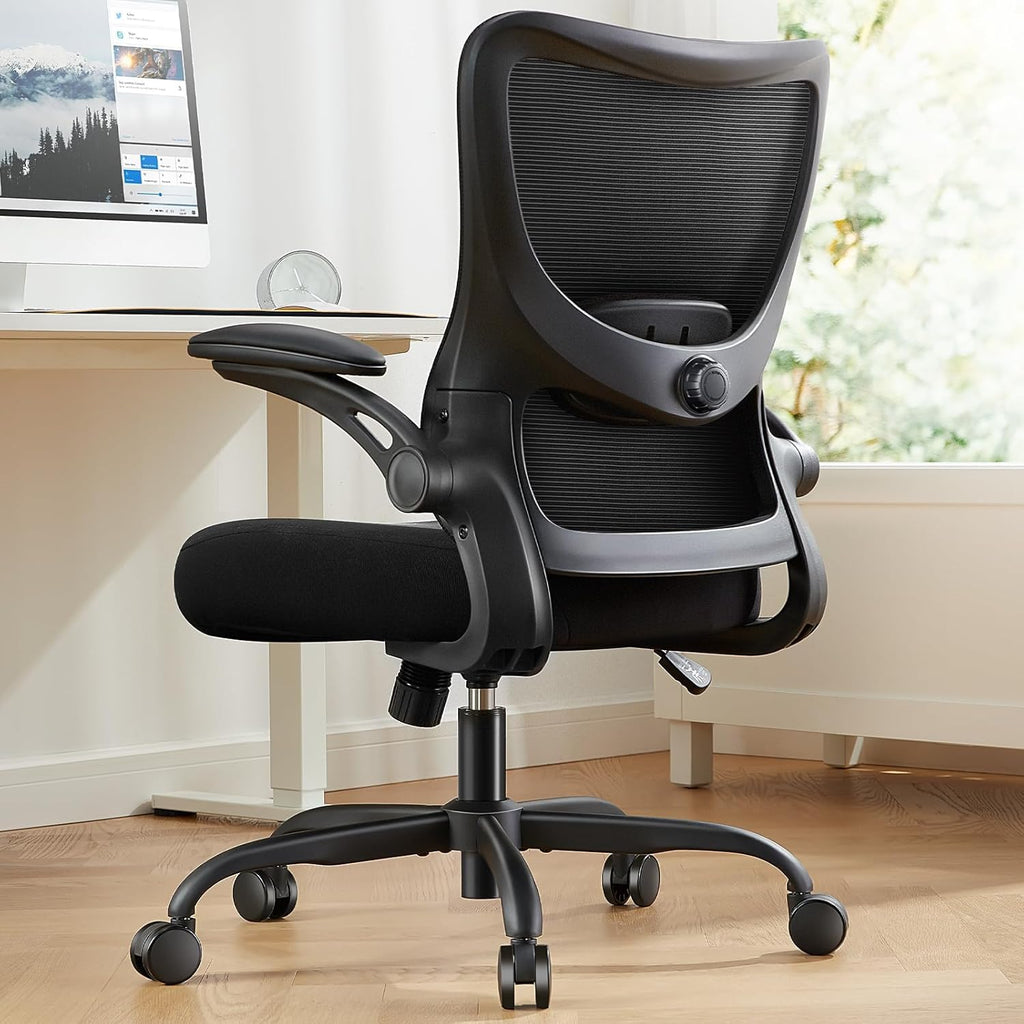 Marsail Office chair S-Shape, Black