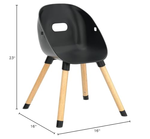 Lalo The Play Chair, Wooden and Non-Toxic Plastic Kids Toddler Chair, Set of 2, Sage Z416