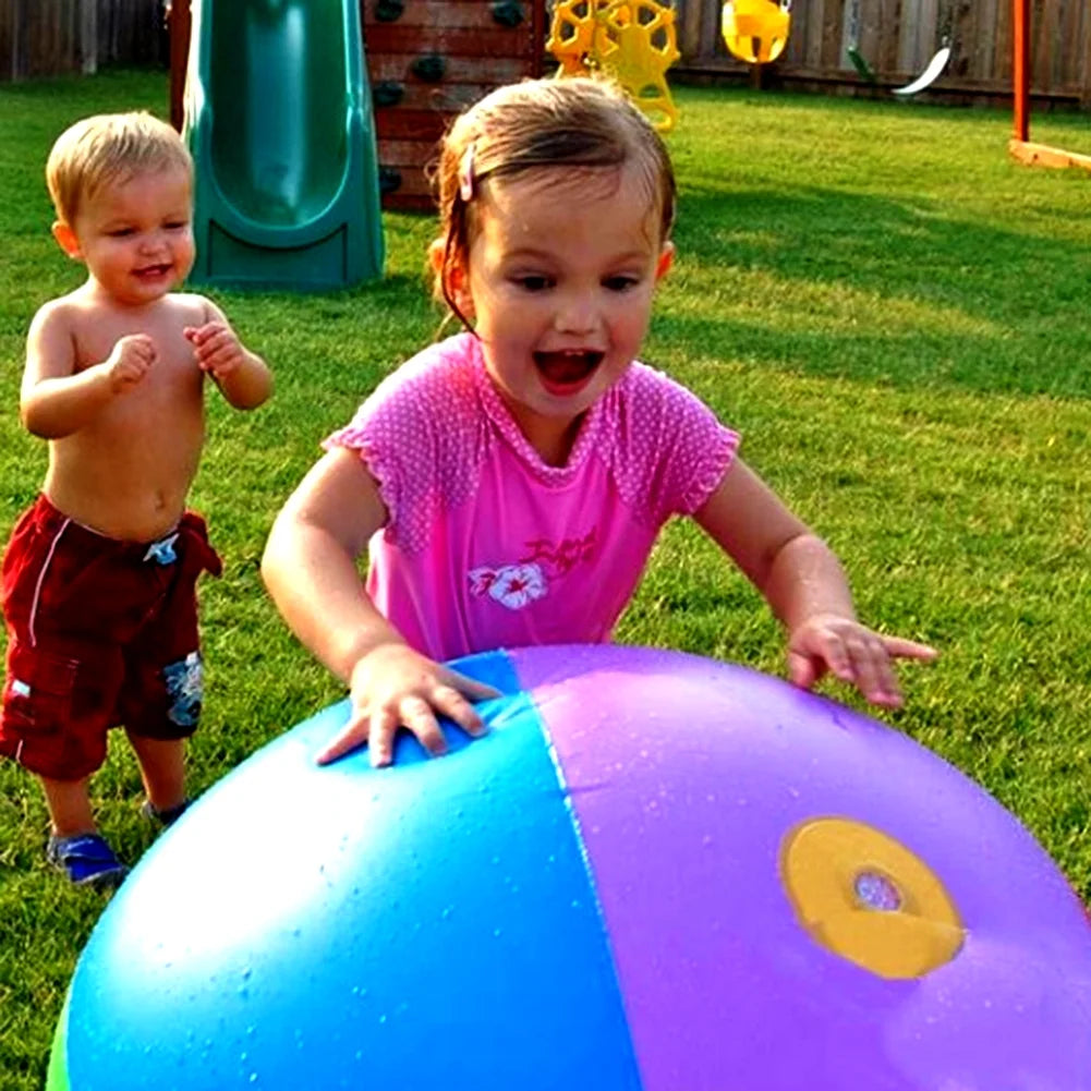 Ludlz Kids Inflatable Beach Sprinkler Water Spray Ball for Garden & Parties 30" B766940