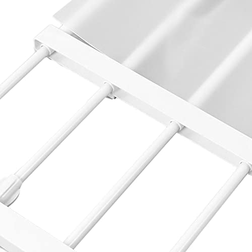 Pssopp Tension Rod Shelf, 16.5in Adjustable for Cabinet Wardrobe Y5591
