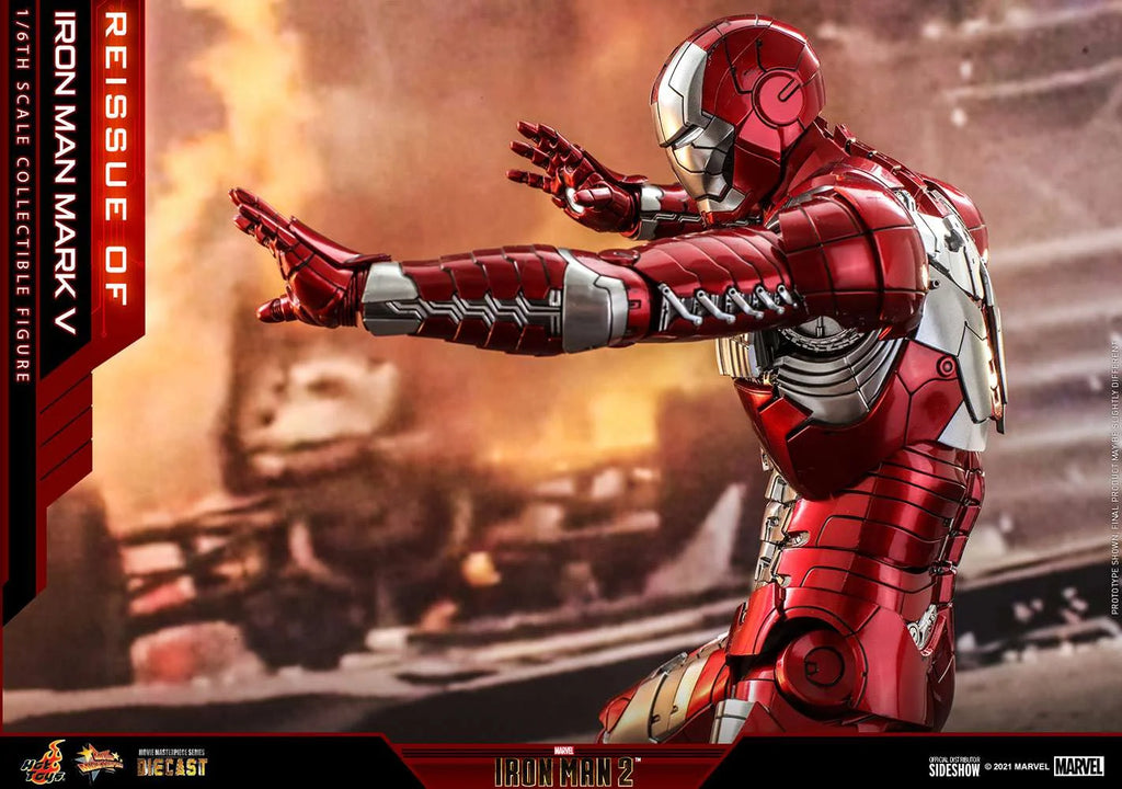 Marvel Diecast Iron Man Mark V Collectible Figure U710