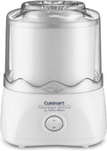 Cuisinart ICE-20P1 Automatic 1.5-Quart Frozen Yogurt, Ice Cream and Sorbet Maker, Makes Frozen Treats in less than 20-Minutes, White
