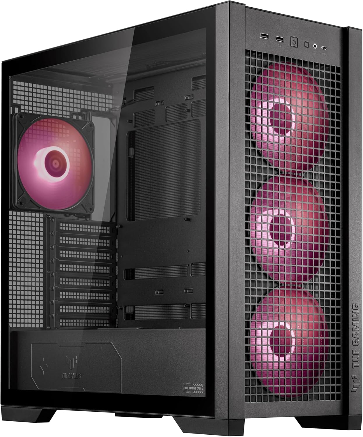 ASUS TUF Gaming GT302 ARGB ATX Mid-Tower PC Case, Black K34131