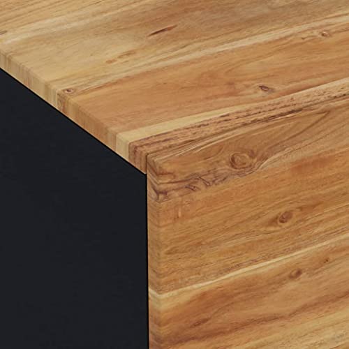 Acacia Wood TV Stand with 4 Compartments U222