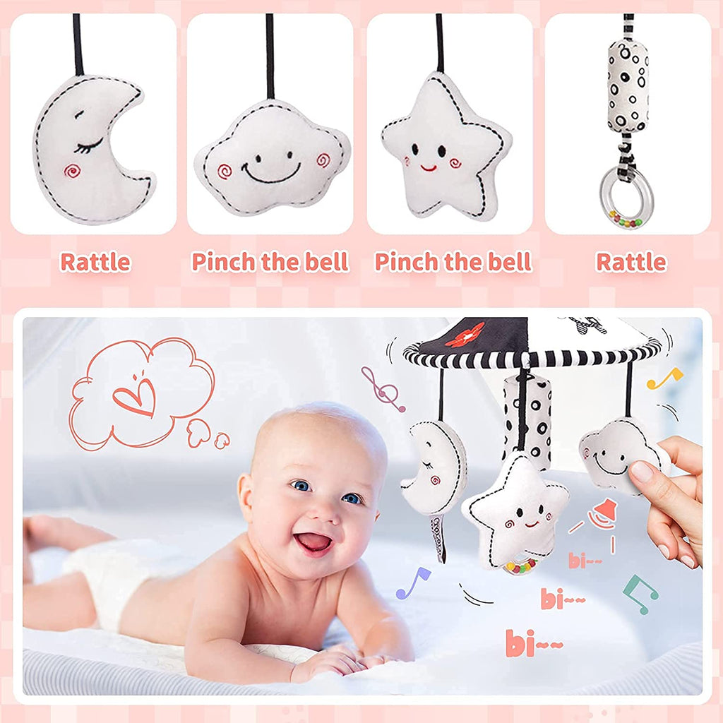 Clip-On Car Seat & Stroller Toy for Babies 0-18 Months T5437