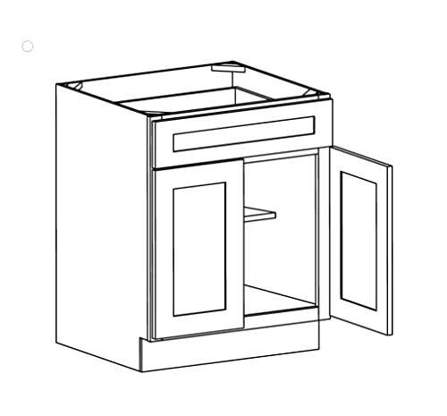 Unfinished Oak Shaker Kitchen Cabinet Door Replacement E44293