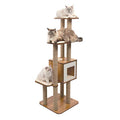 Catit Vesper High Base Extra Large Cat Tree, Cat Furniture, 52060, Walnut