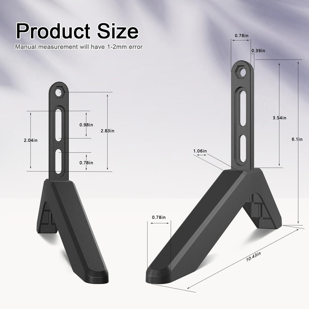 TV Stand Pedestal Feet for TVs with Mounting Holes W186
