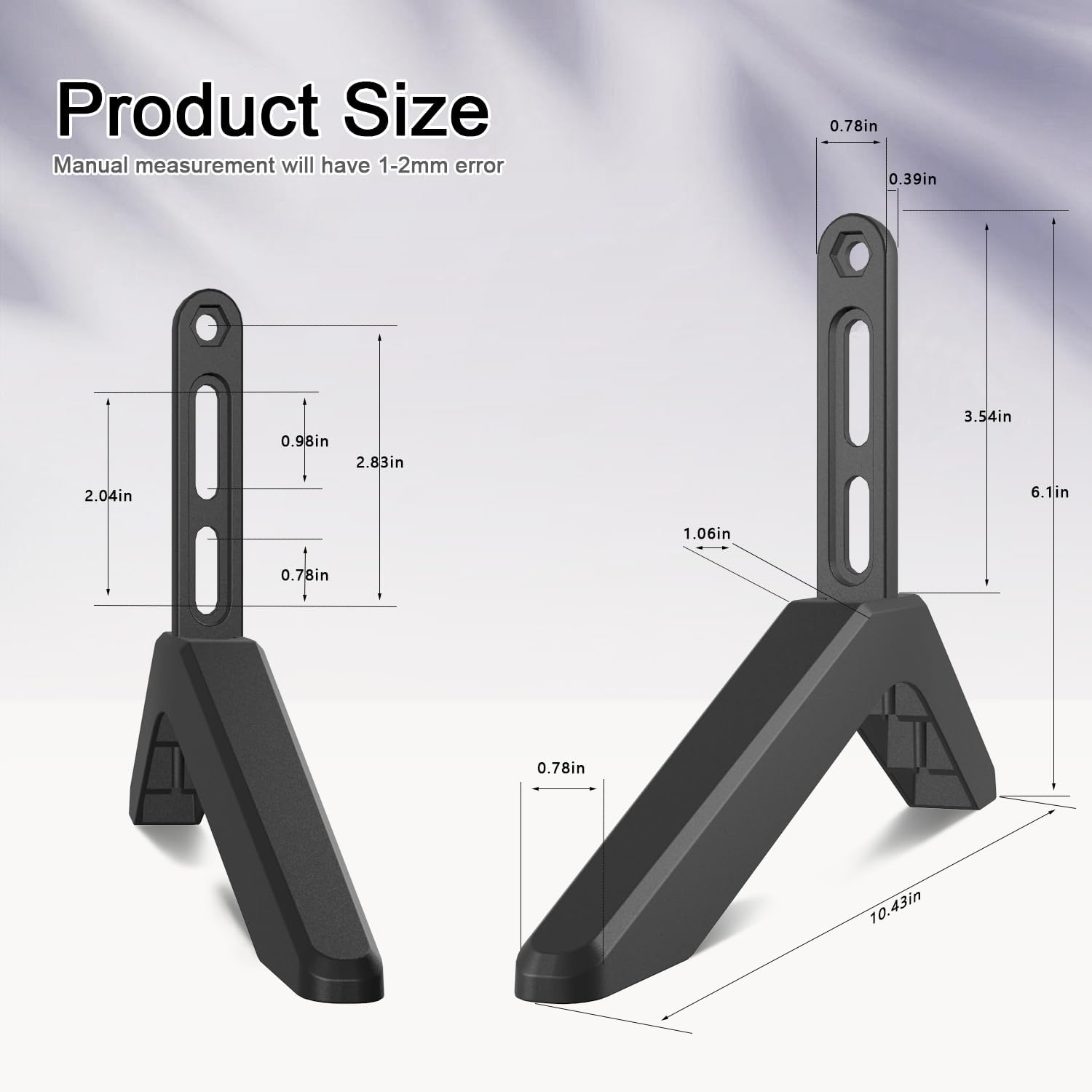 TV Stand Pedestal Feet for TVs with Mounting Holes W186