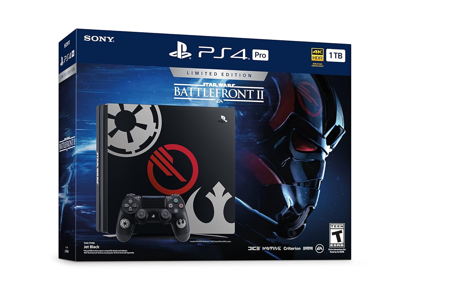 Star Wars Battlefront II PlayStation 4 Pro 1TB Limited Edition Bundle Z6157