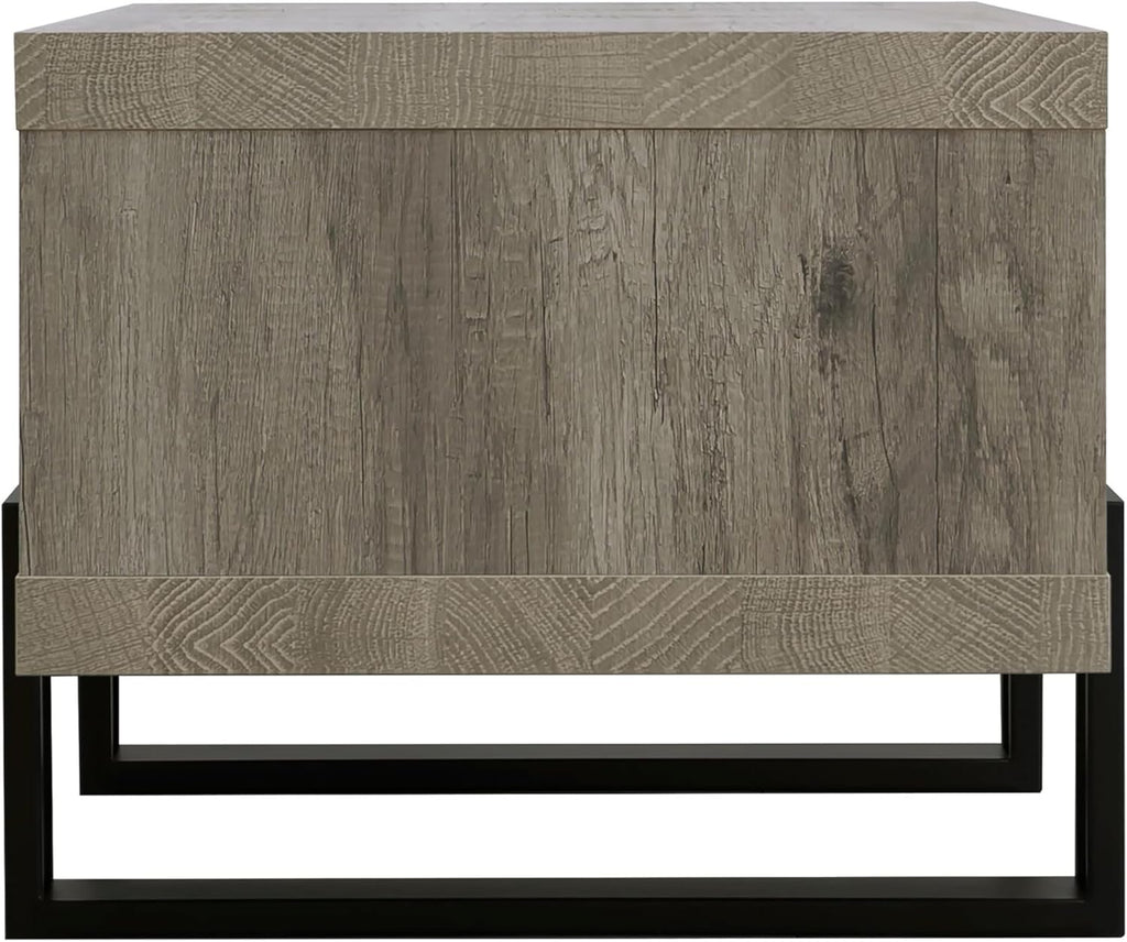 Grey Driftwood 1-Shelf Coffee Table L6213
