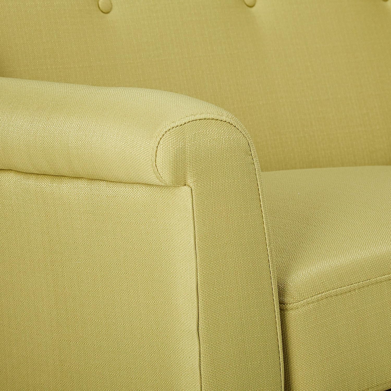 Christopher Knight Home Grace Fabric Sofa, Light Green S962