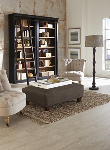 Martin Furniture Toulouse 6-Shelf Bookcase, Aged Ebony S7533