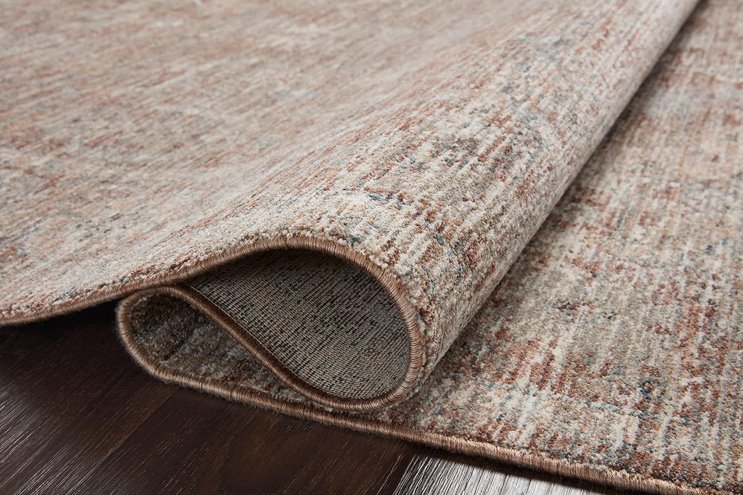 Loloi Magnolia Home by Joanna Gaines x Millie Brick/Fog 7'10" x 10' Area Rug T47527