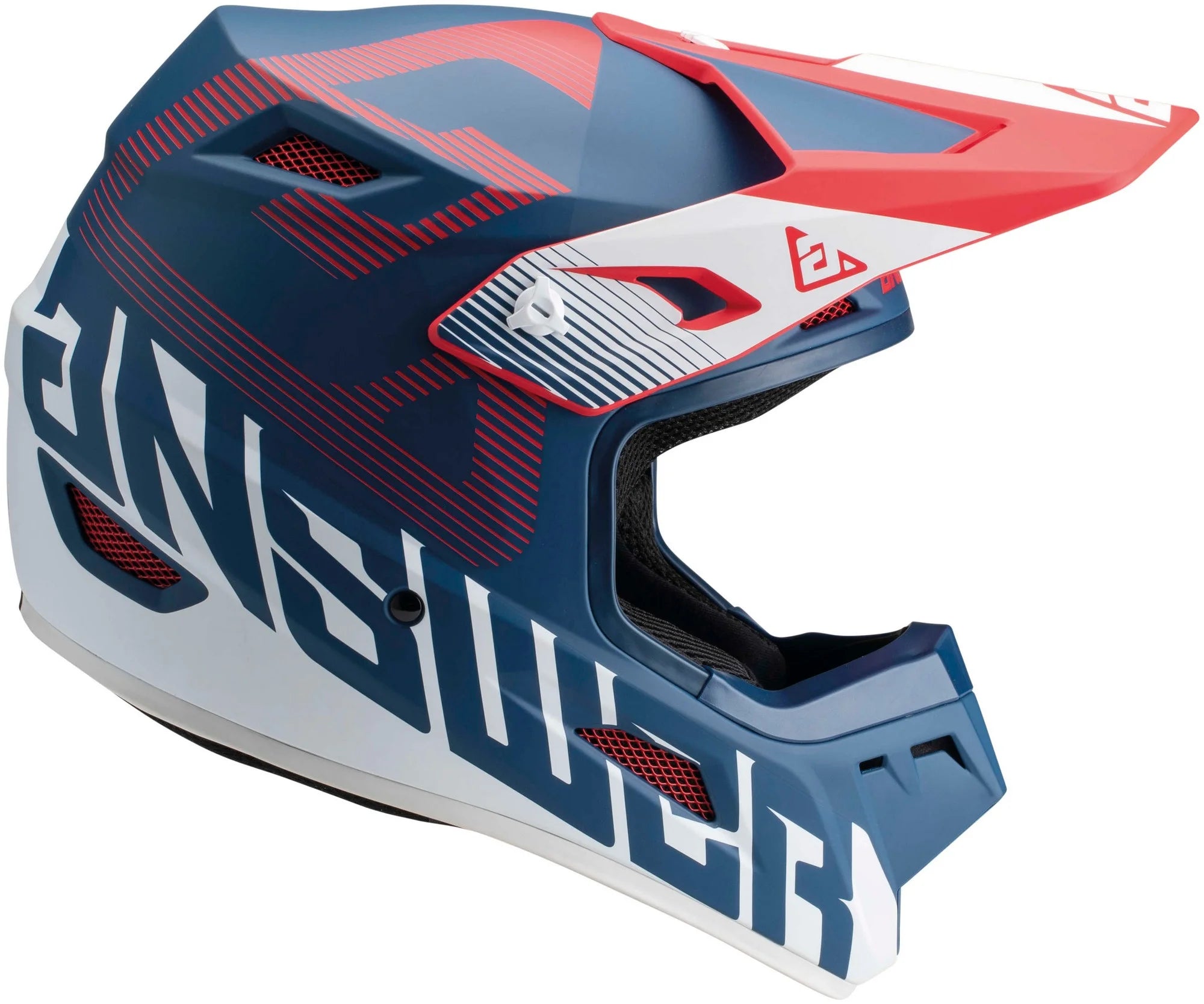 Answer AR1 V2 Bold MX Offroad Helmet Red/White/Blue XL W130