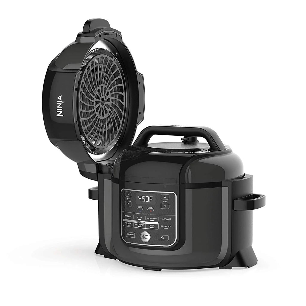 Ninja OP302 Foodi 6.5 Quart Pressure Cooker & Air Fryer, Black/Gray (Refurbished) H985547