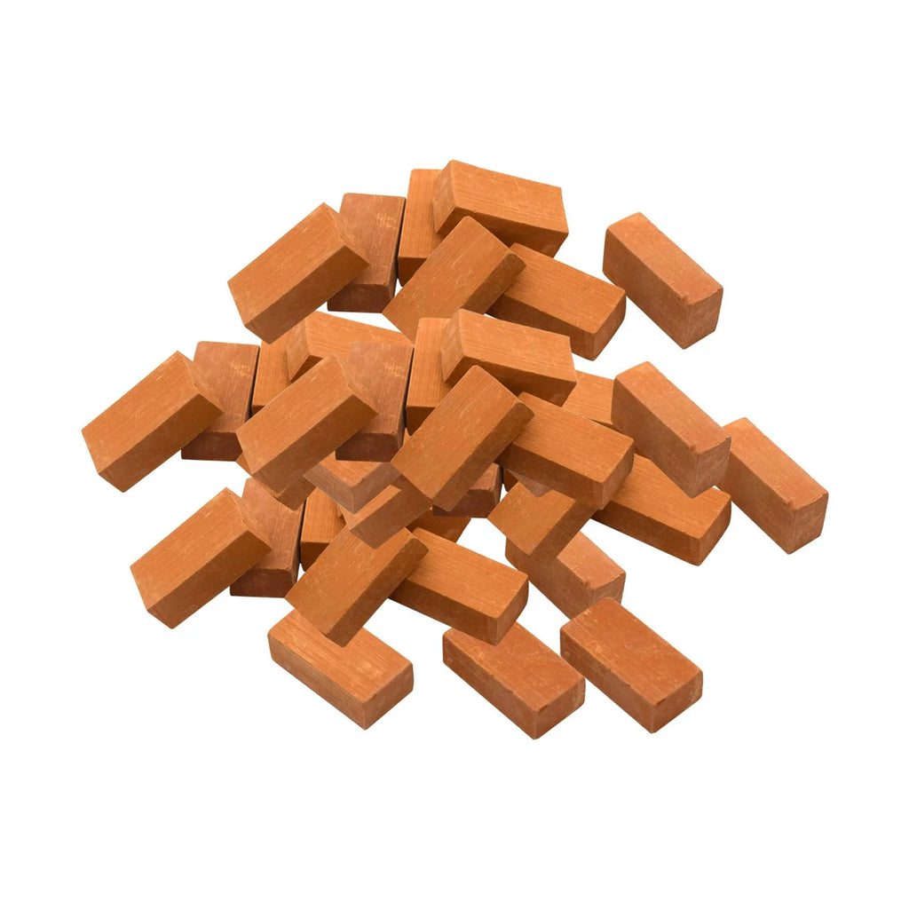 50pcs red bricks tabletop games educational toy set Y979257