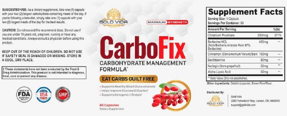 Carbofix Pills Supplement (2 Pack, 120 Capsules) A33984