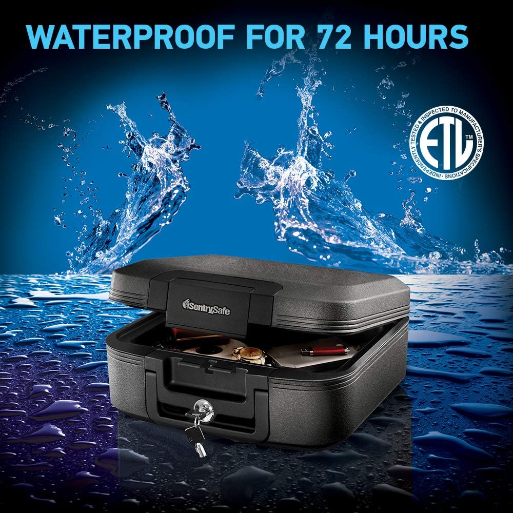 SentrySafe Fireproof Waterproof Document Safe with Key Lock H644741