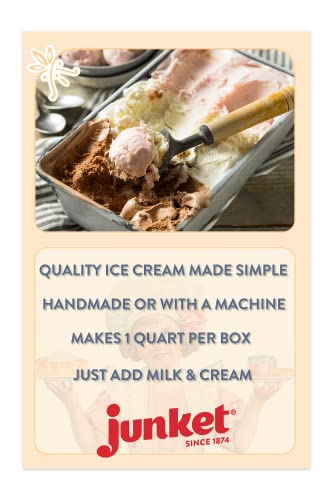 Junket Vanilla Ice Cream Mix, 4 oz Box (Pack of 6) H641622