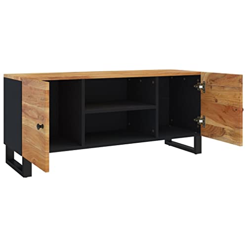 Acacia Wood TV Stand with 4 Compartments U222