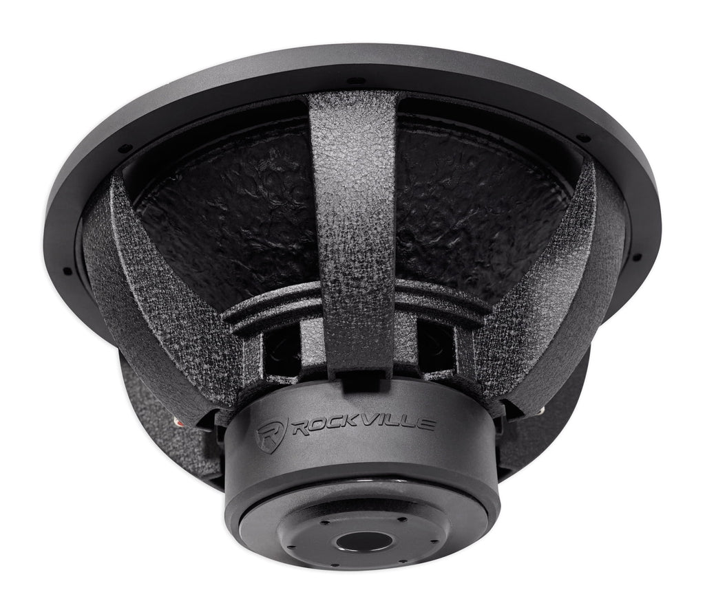 Rockville W15K6D4 V2 15" 4000W Car Subwoofer with Vented Box B502