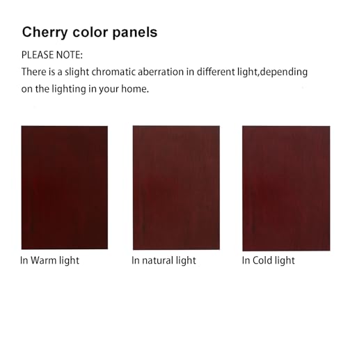 Lighted Corner Curio Cabinet with Mirrors and Adjustable Shelves, Cherry C40395