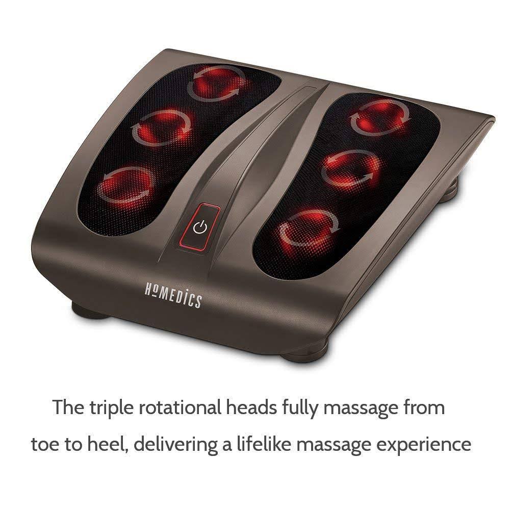 Homedics Triple Action Shiatsu Foot Massager with Heat L54593