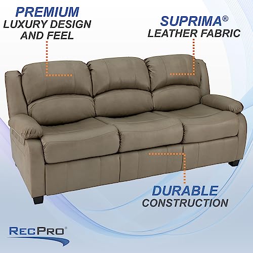 RecPro Charles Collection 80" RV Hide A Bed Loveseat with Memory Foam Mattress G839425