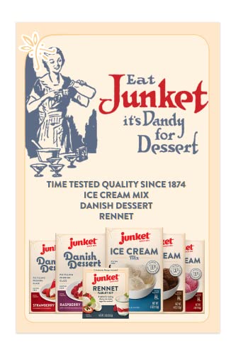 Junket Vanilla Ice Cream Mix, 4 oz Box (Pack of 6) H641622