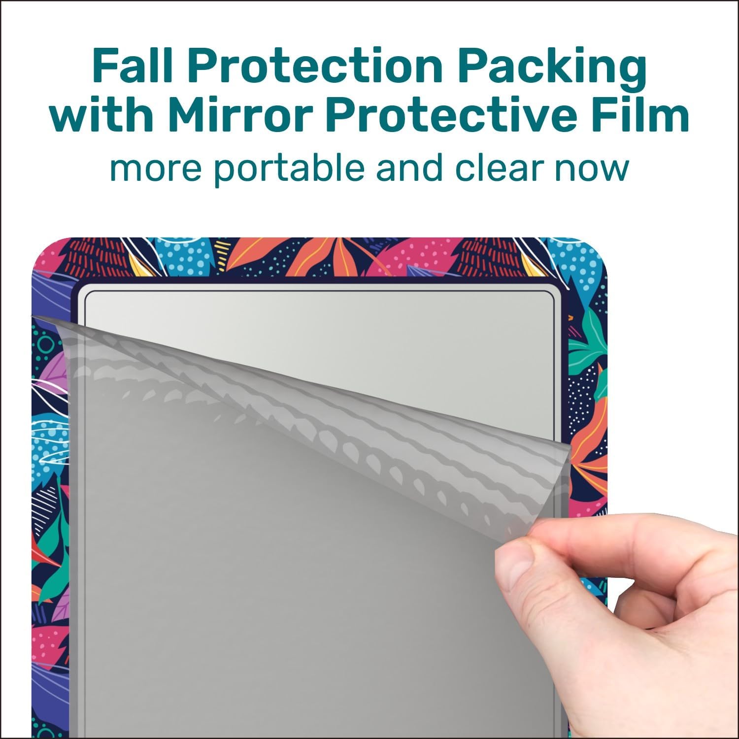 Magnetic Locker Mirrors for Girls 5x7 Inch 2 Pack O645397