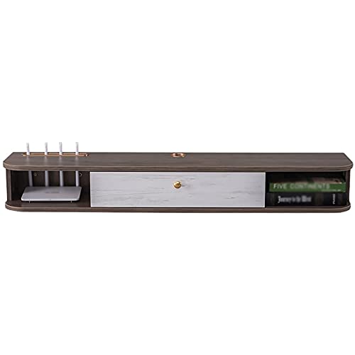 Wall Hanging TV Cabinet Solid Wood Floating Entertainment Unit B98023
