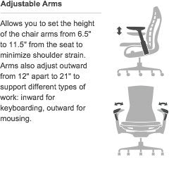 Herman Miller Embody Ergonomic Office Chair, Black Balance C146347