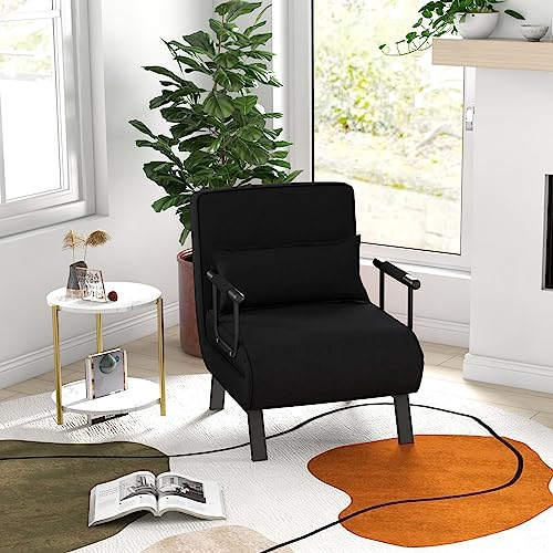 KOMFOTT Convertible Sleeper Chair Bed, 4-in-1 Folding Sofa with Adjustable Backrest Z501934
