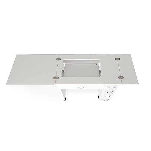 Arrow Classic Sewing Furniture Alice Compact Mid-Size Sewing Cabinet with Hydraulic Lift R80031