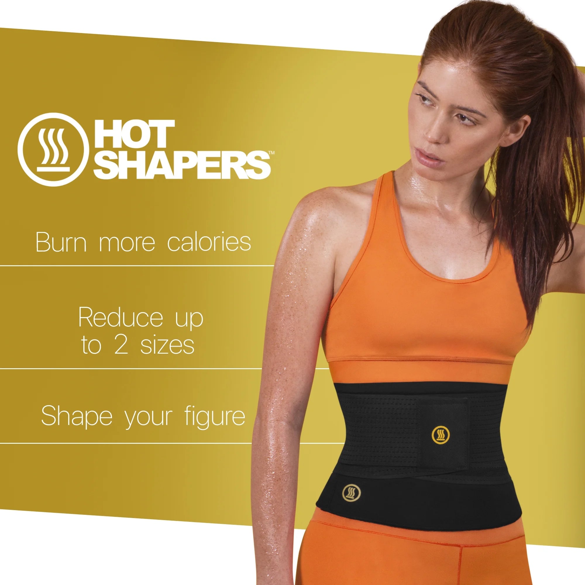 Hot Shapers Hot Belt with Instant Trainer Waist Trimmer Y974