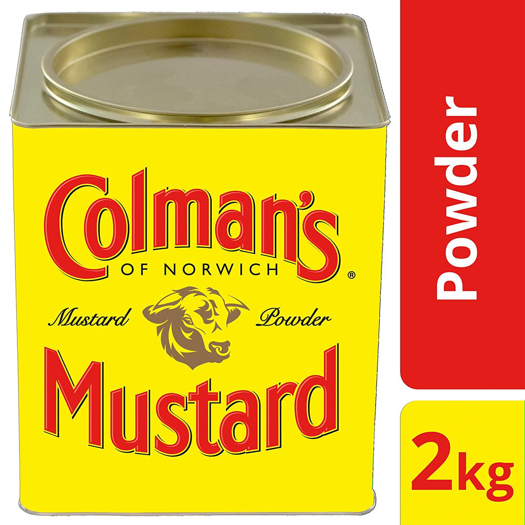 Colman's Double Superfine Mustard Powder, 4 lb 6 oz Tin I499613