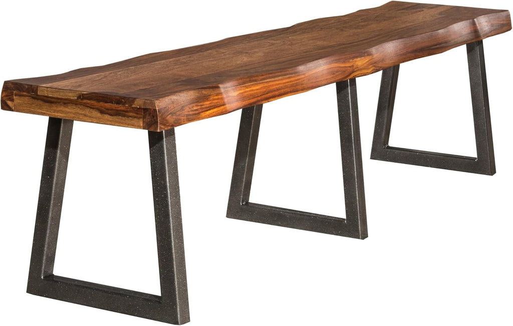 Hillsdale Furniture Emerson Wood Rectangle Dining Table with Metal Base A554957