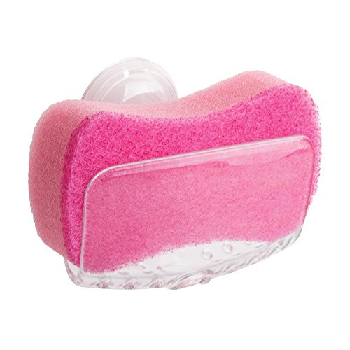 iDesign Plastic Power Lock Suction Shower Mirror with Razor Holder, Fog-Free, 6.25" x 8.5" F935