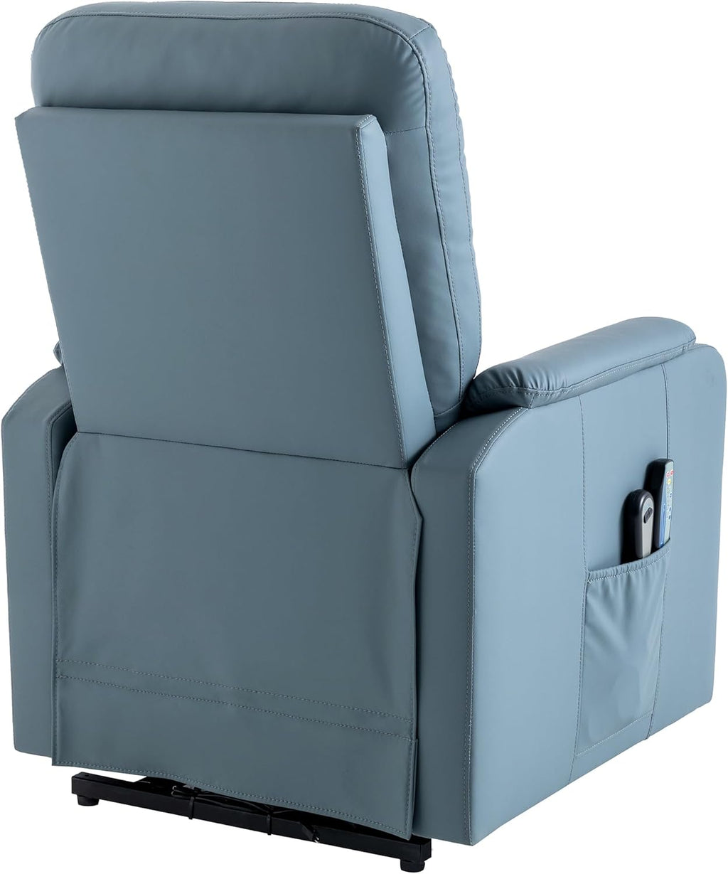 Power Lift Chair for Elderly with Heated Massage, F-Blue W13612
