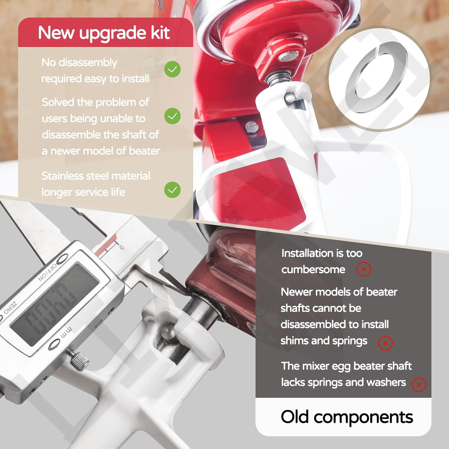 KitchenAid Tilt-head & Bowl-lift Mixer Spring and Washer 2 Pack S1909