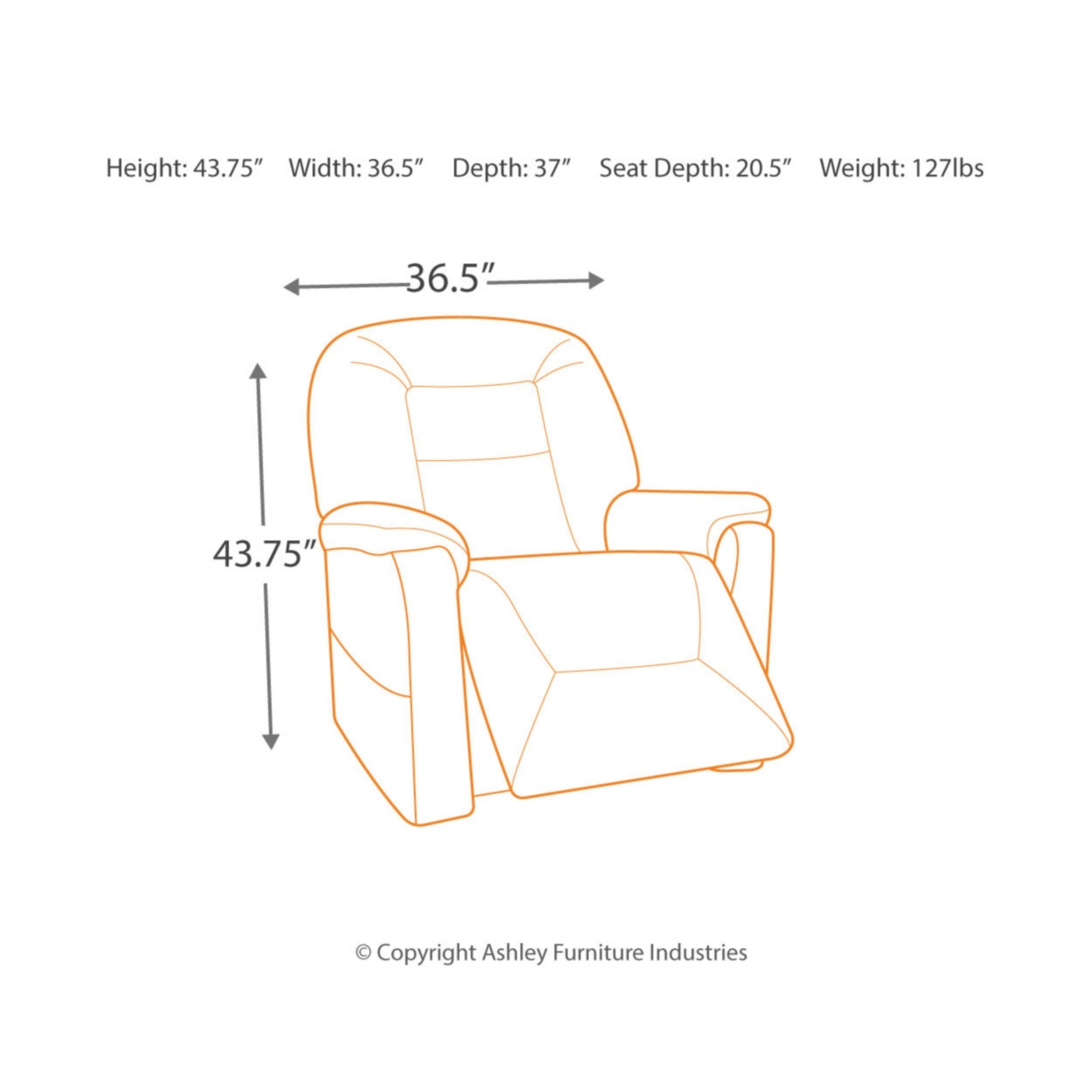 Ashley Samir Power Lift Recliner C173583