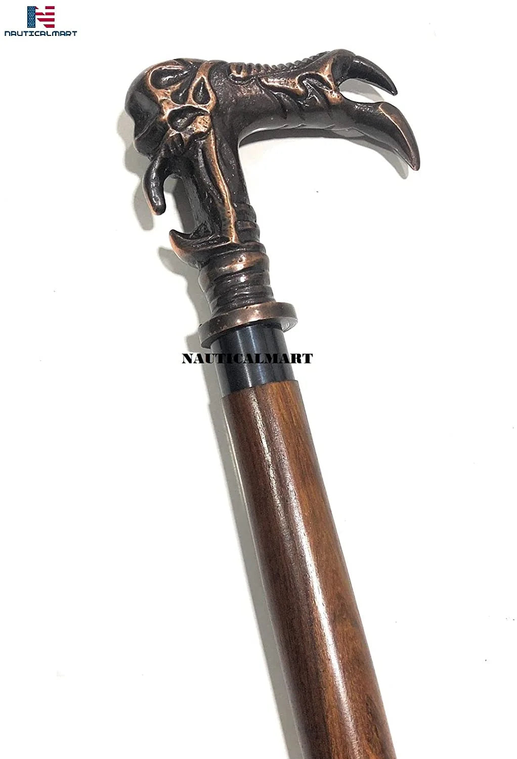 Fancy Wooden Walking Cane for Men Dragon Unique Wood Canes R865