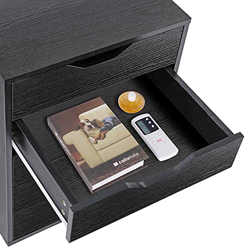 ZENY 5 Drawers Chest Mobile File Cabinet with Casters, White I62008