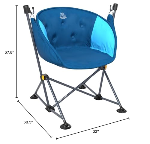 DEERFAMY Padded Hammock Chair with Back Support, 350 lbs Capacity, 600D Polyester C690013