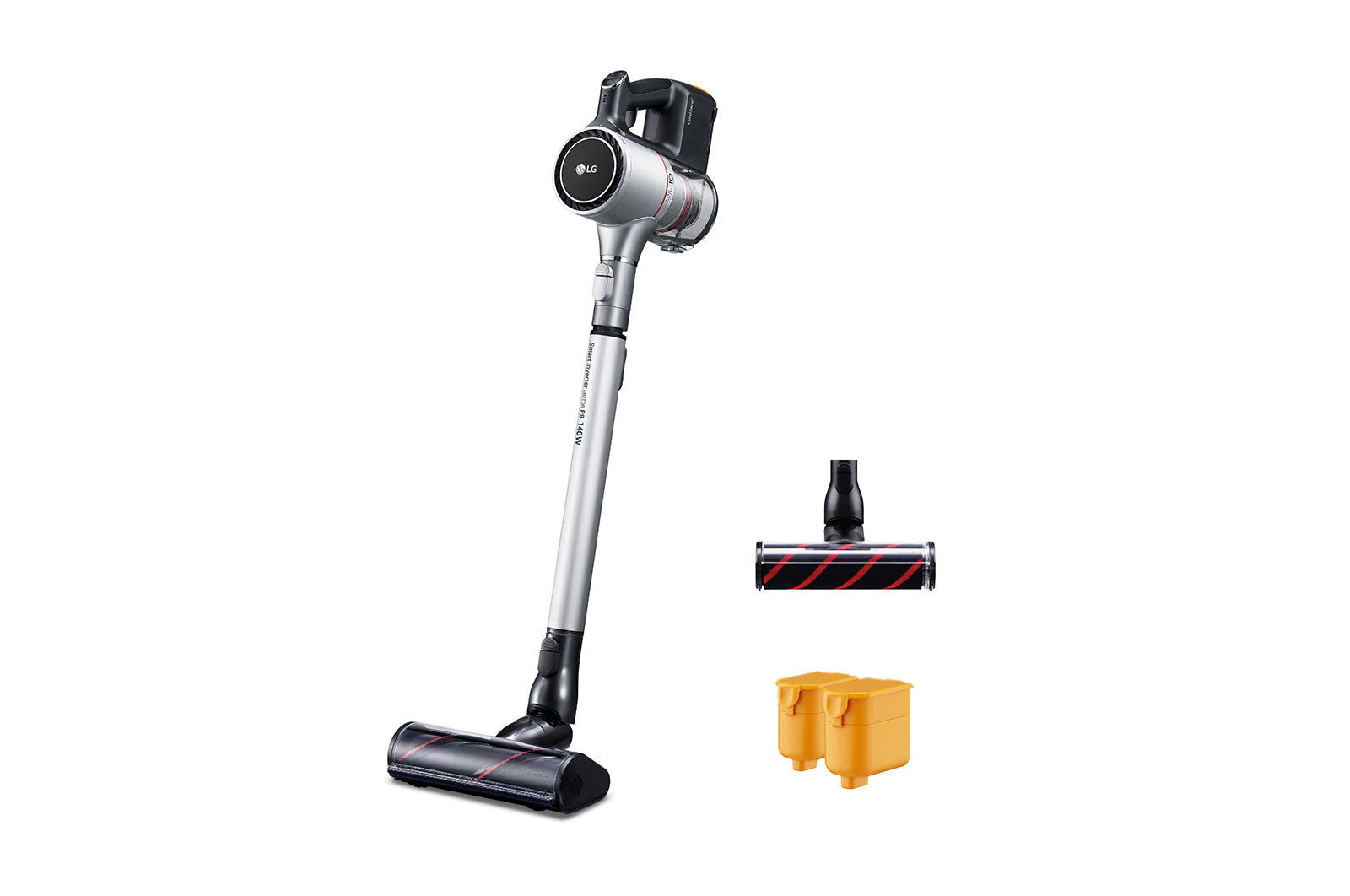 LG CordZero A9 Charge Plus Cordless Stick Vacuum, Matte Silver U4386