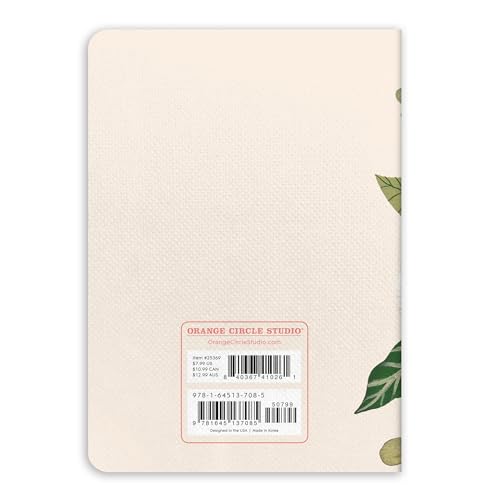 Orange Circle Studio Pocket Academic Planner 2025, Fruit & Flora, Weekly & Monthly Y5002