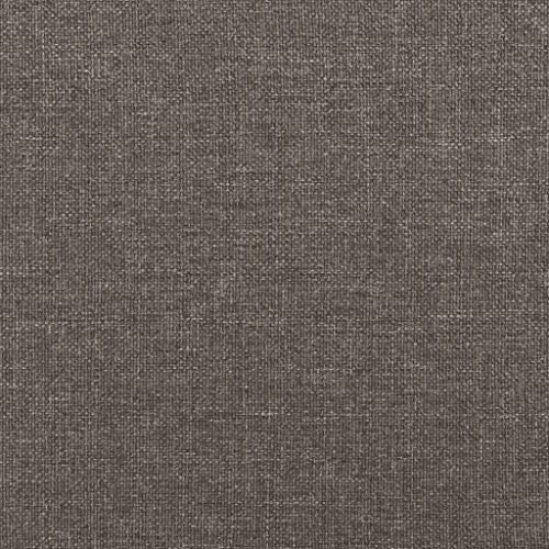 Massage Recliner Wingback Chair Brown Fabric U7191