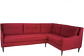 Red Mid-Century Sectional Sofa