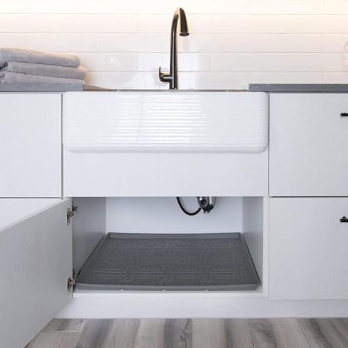 Xtreme Mats Waterproof Under Sink Mat Gray 40" x 22 1/4 O27659
